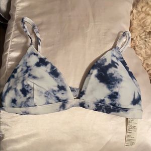 Tie dye swimsuit top